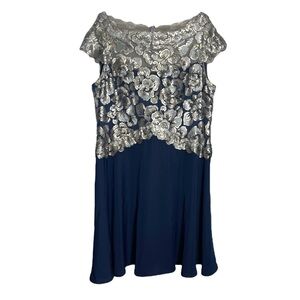 Tadashi Shoji Lavender‎ Satin Dress NWOT